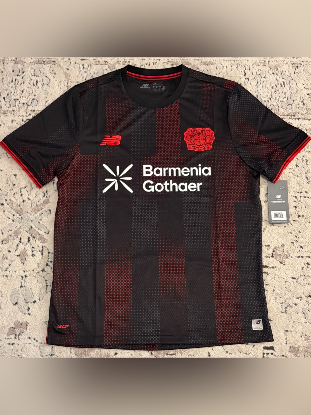 New Balance Authentic Bayer Leverkusen 2025/2026 Germany Home Jersey Men’s Sz: L